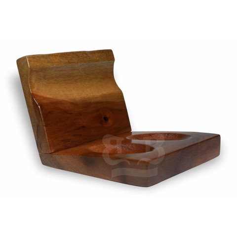 Suporte Bertoldi Quadrado de Madeira Maciça – 2 Cachimbos